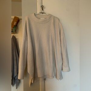 Oversized White Sweater